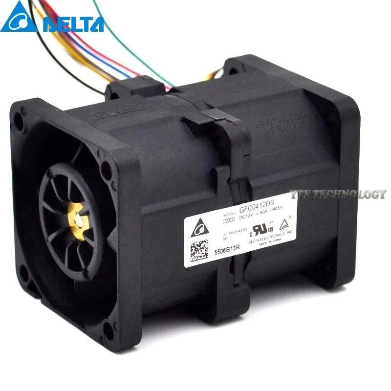 Nuovo Gfc0412Ds 33W 4056 2.8A 4Cm 40Mm Doppio Motore Scooter Booster Fan Violenza Per Delta 40*40*56Mm