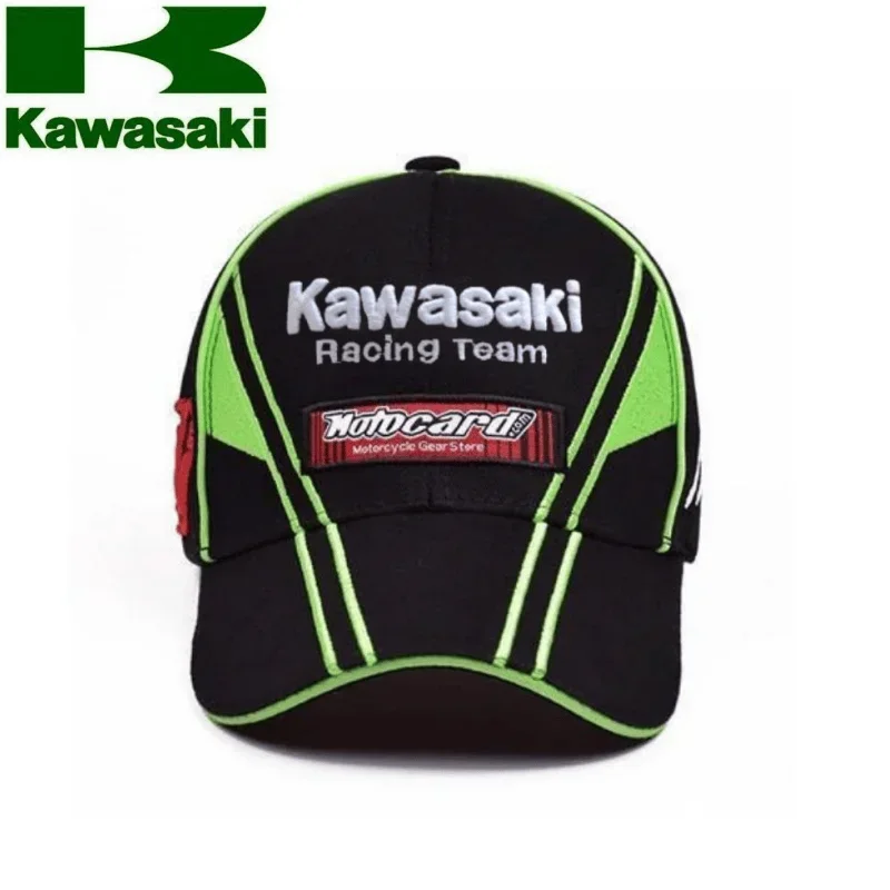 Kawasaki new off-road motorcycle baseball cap riding sun shading