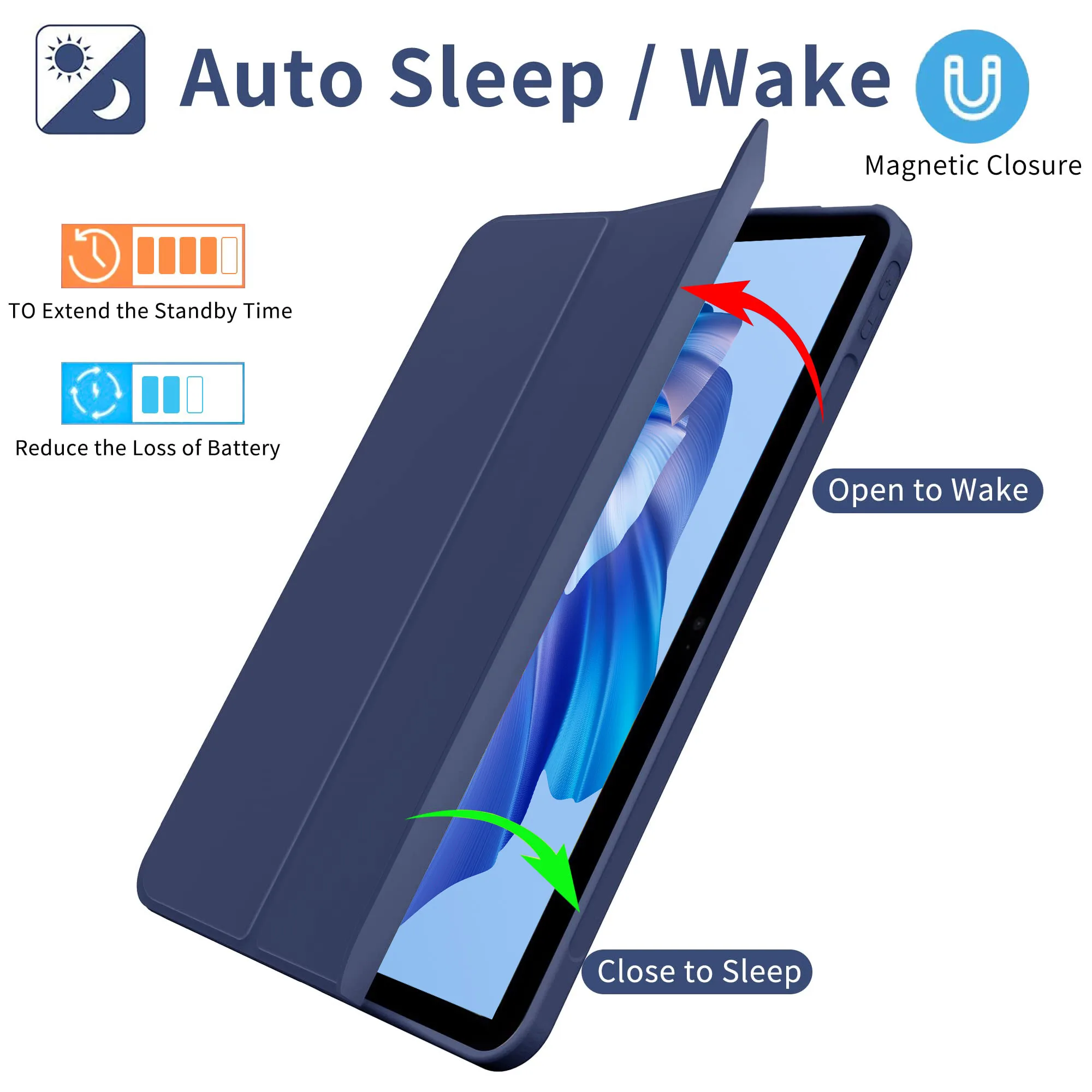 حافظة لجهاز iPad Air مقاس 11 بوصة M3/M2 (2025/2024...