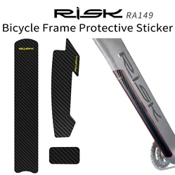 Risk Bicycle Chain Protection EV Stickers MTB Road Frame Protector Scratch-Resistant Road Bike Chain Guard Cover Accessories
