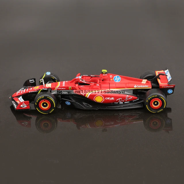 Bburago 1:43 f1 2024 Ferrari SF24 #16 lecler #55 sainz jr. legierung auto druckguss modell spielzeug sammlung erste reihenfolge 5