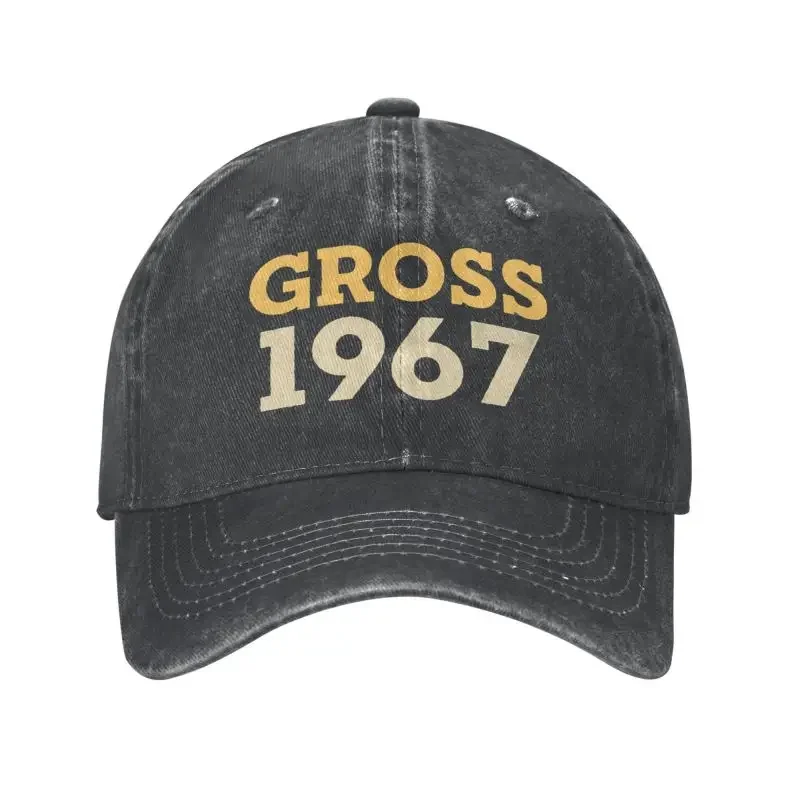 

Classic Cotton Funny Birthday Gifts Gross 1967 Baseball Cap for Men Women Personalized Adjustable Adult Dad Hat Outdoor