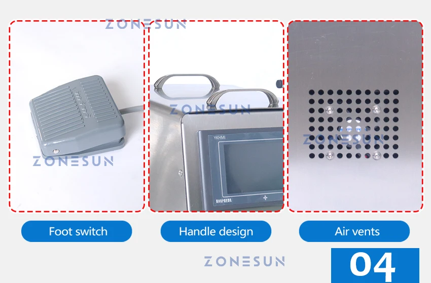 ZONESUN ZS-CPYT1S Single Nozzle Ceramic Pump Liquid Filling Machine