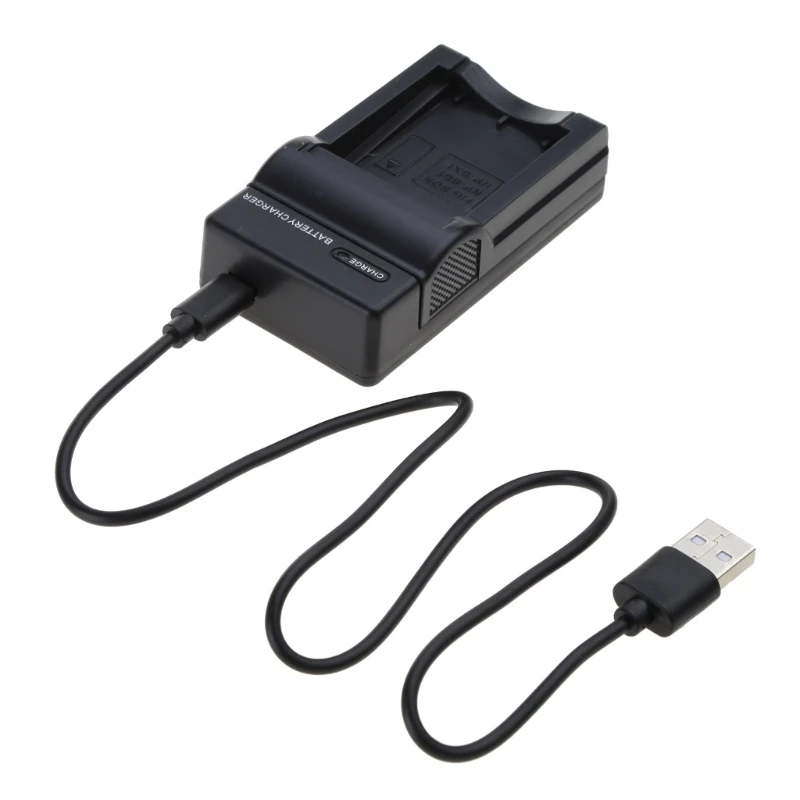 Cargador USB NP-BG1 Para Cámaras Sony - Compatible Con Varios Modelos, Portátil, Con Indicador LED