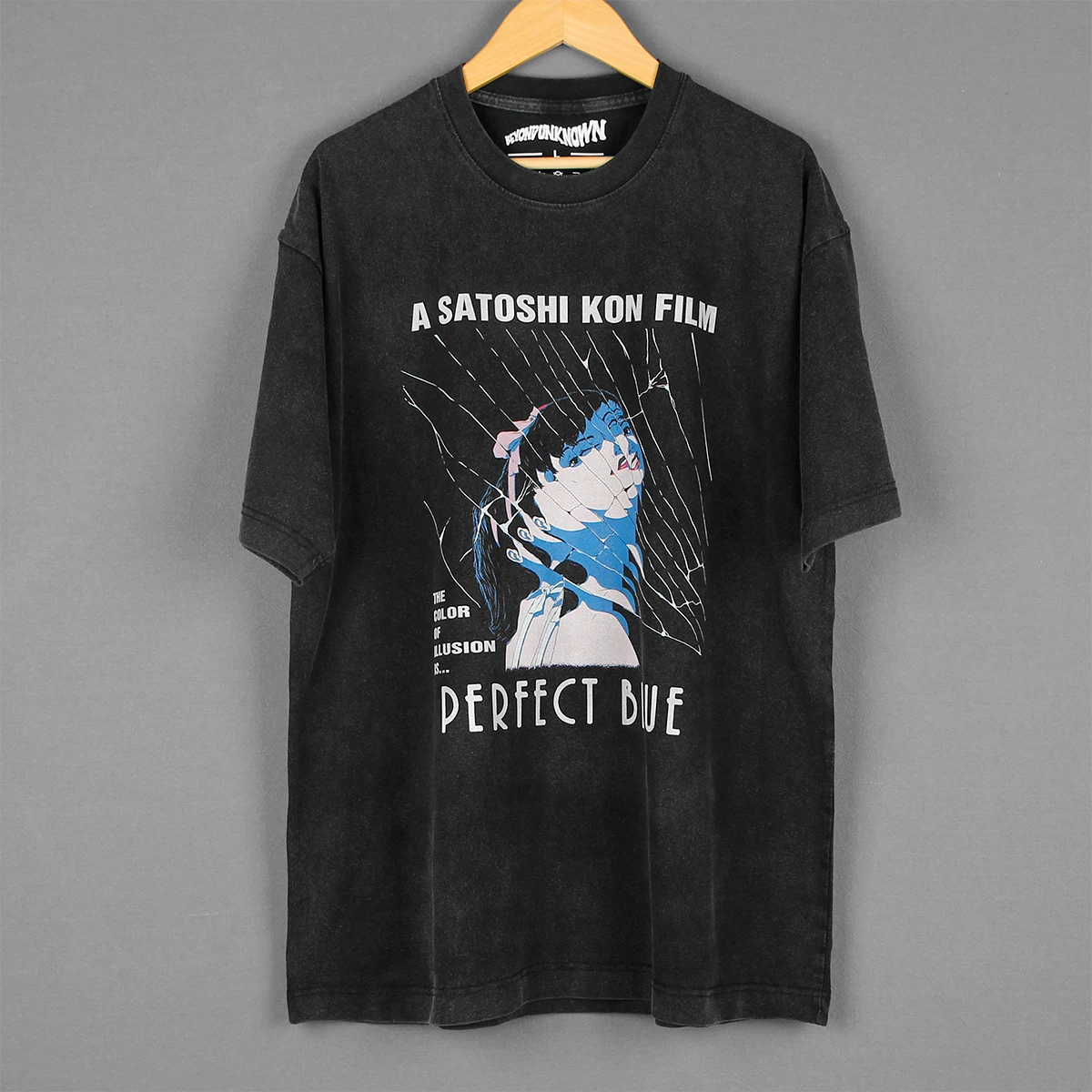 Perfect Blue T-Shirt Japanese Anime Manga Satoshi Kon Paprika Men's Short Sleeves Printed Cotton Shirt