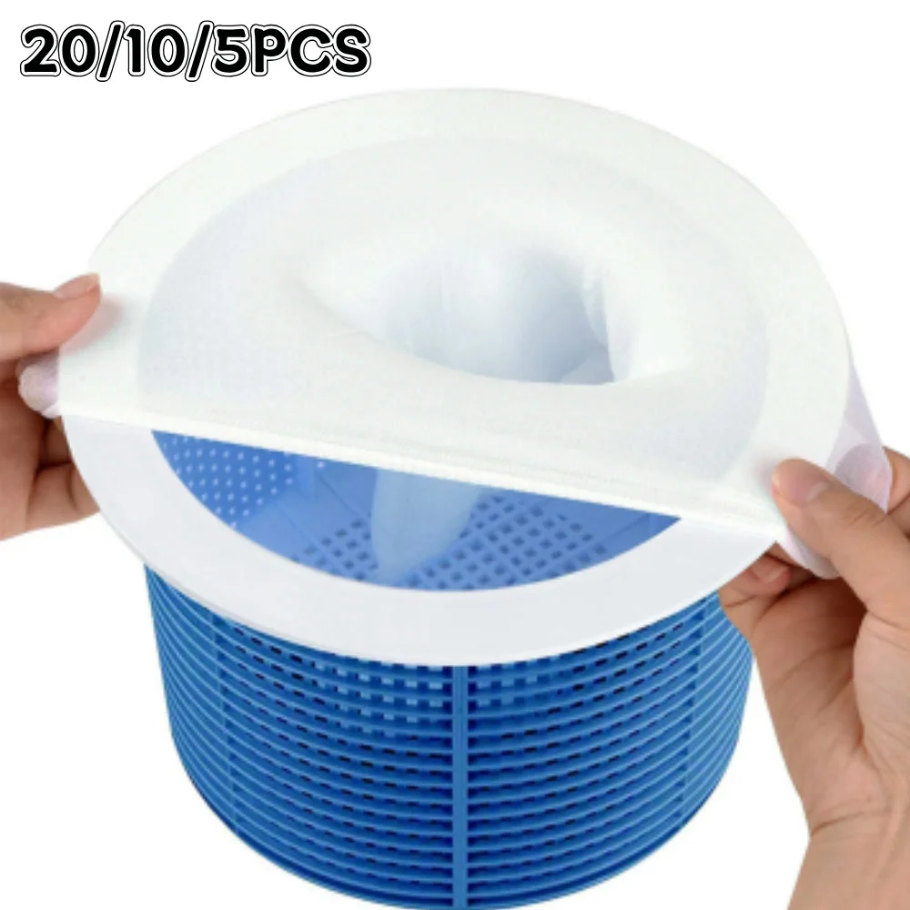 Pool Skimmer Socks 5/10pcs Nylon Mesh Design for Filters Baskets Skimmers Swimming Pool Accessories pool skimmer socks