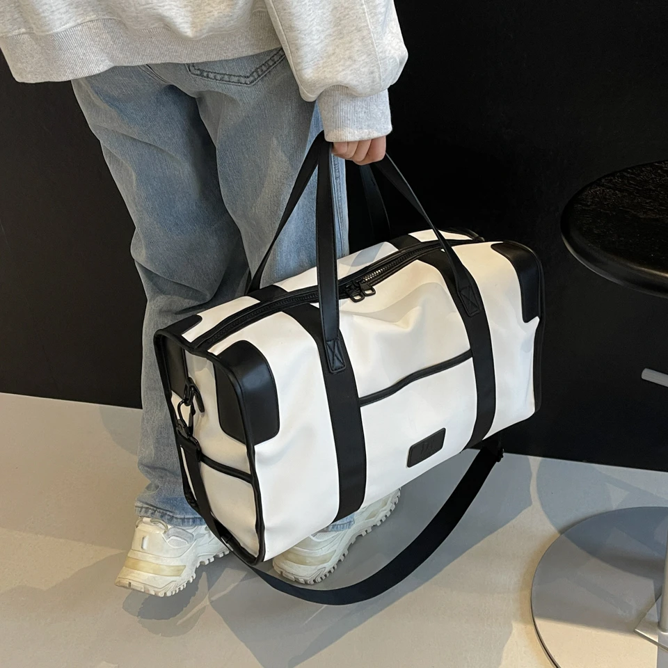12 L Fashion foldable Travel Tote Bag Women Handbag men oxford waterproof versatile carry on duffel