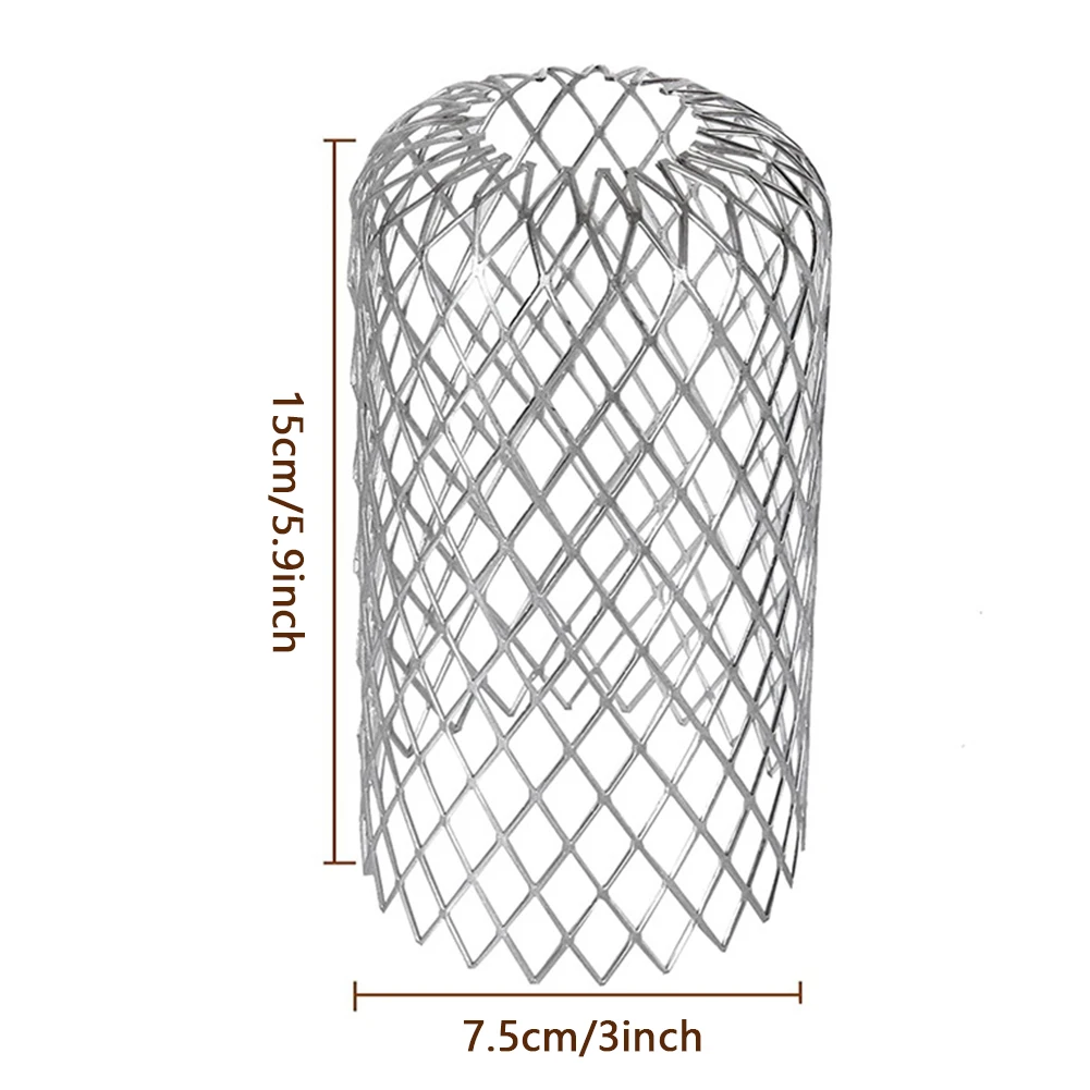 Roof Gutter Guard Filters For 2.6-3.7in Pipe Expand Aluminum Filter Strainer Stops Blockage Leaf Drains Debris Drain Net Covers