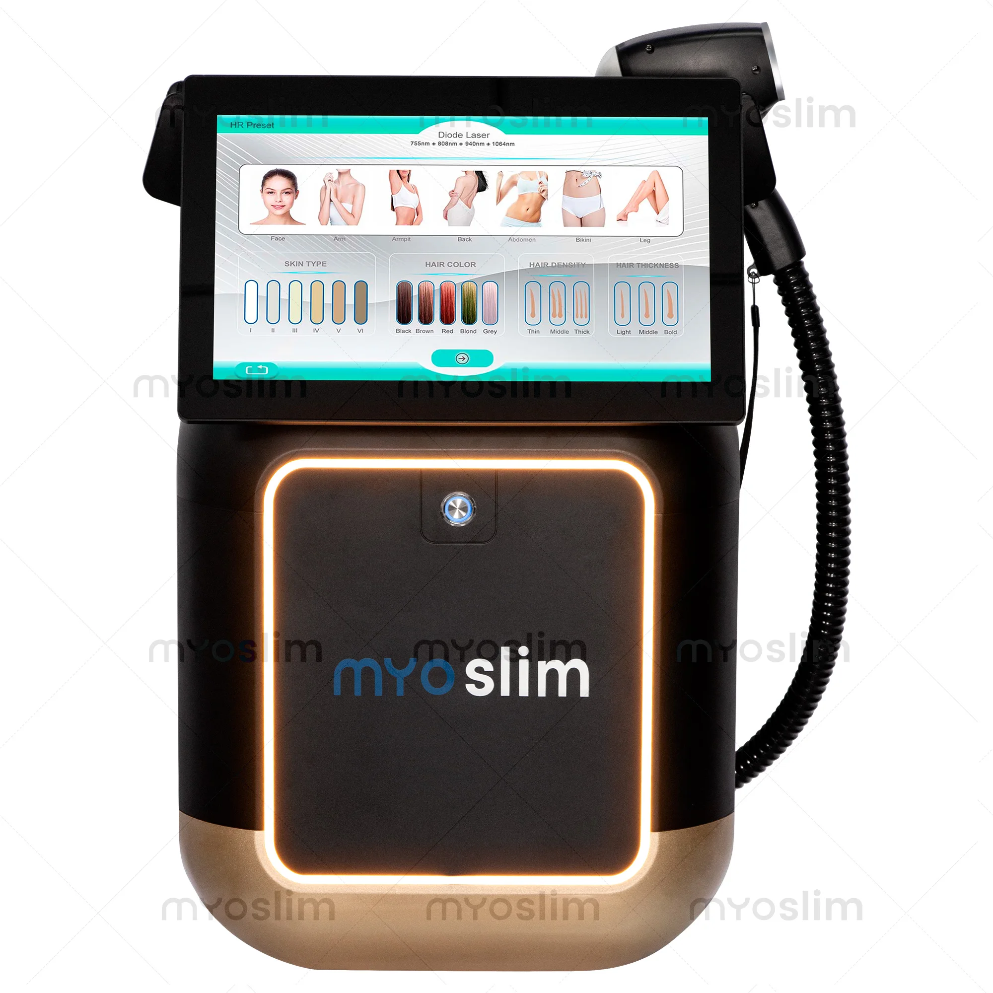 5000W 10Bars Professional 808nm FAC Diode Hair Removal Machine Permanent Hair Remov Equipment Painless Body Epilator Devi 6