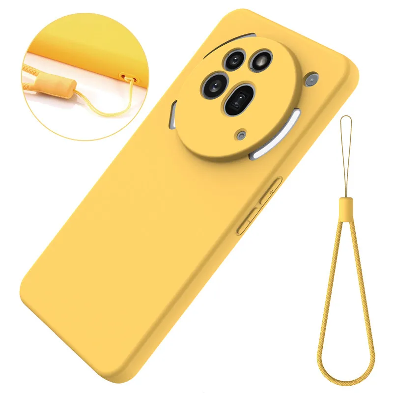 Premium Liquid Silicone Protective Phone Cover with Soft Velvet Interior - Cute and Durable