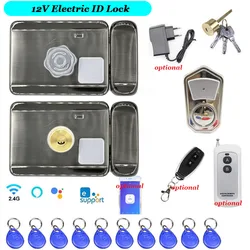 Intelligent Door Lock Video Intercom Compatible Electric Lock OR Wireless Remote Control ID Lock 125khz Wifi Access Control Lock