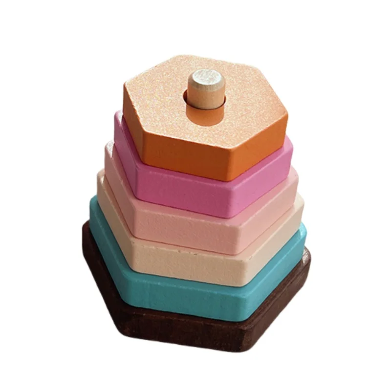 مجموعات ألعاب تعليمية مونتيسوري جسر قوس قزح اللبنا...