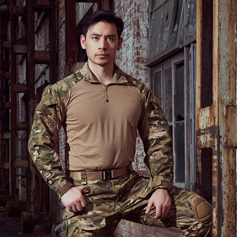 Estilo Militar Camisas De Soldado Camiseta Táctica De Estilo