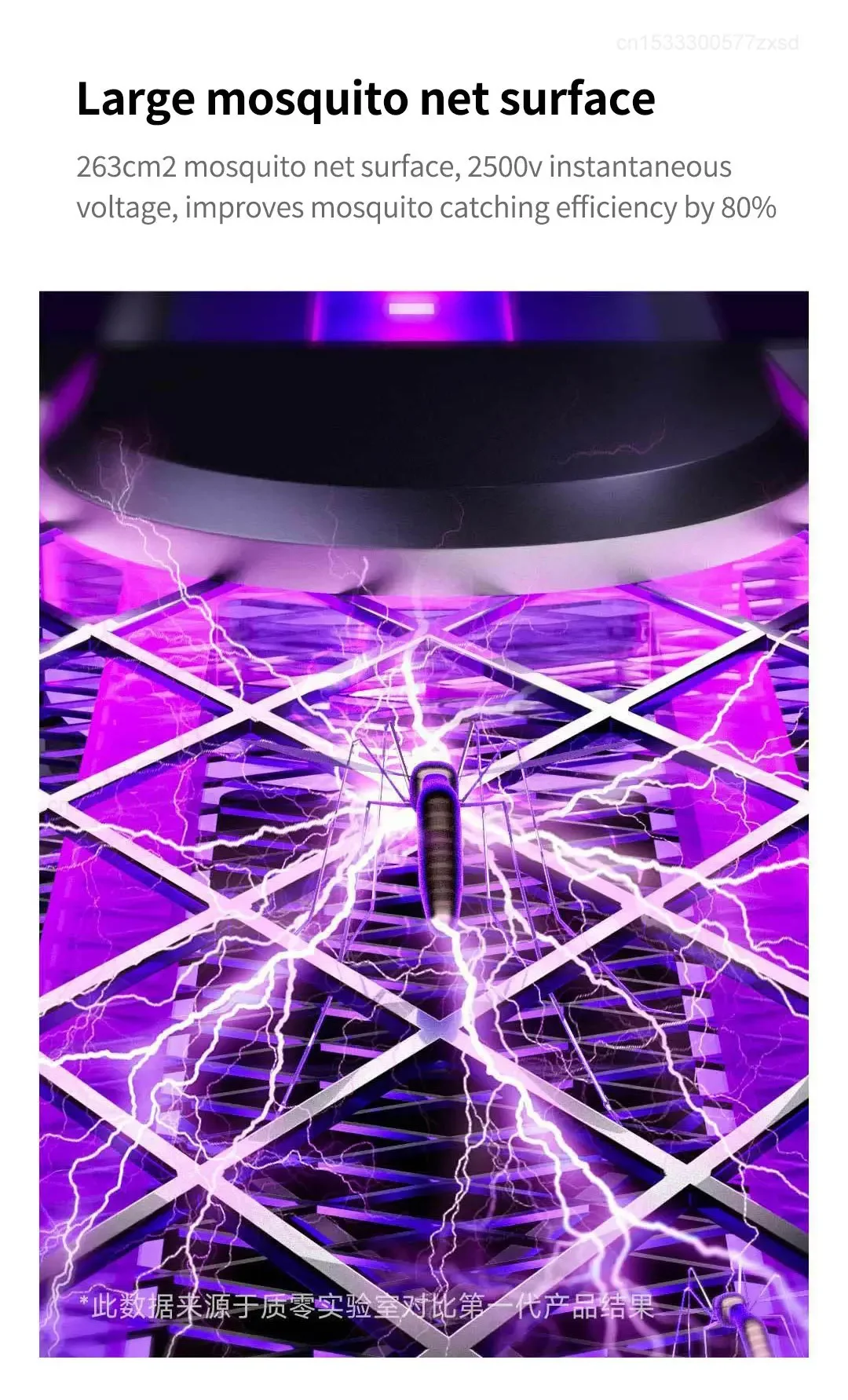 New Qualitell V3 Folding Electric Mosquito Killer Portable Charging Purple Light Home Outdoors Mosquito Repellent Lamp