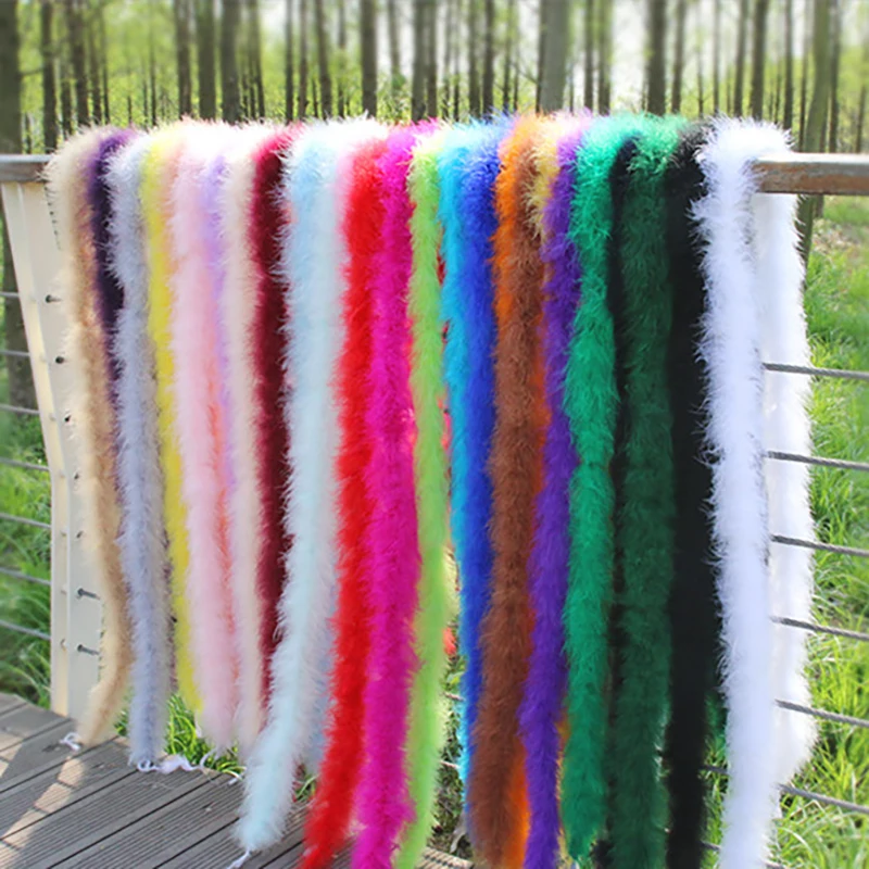 WholesaleCheapFeatherBoas810CM2MDyedTurkeyFeatherTurkey