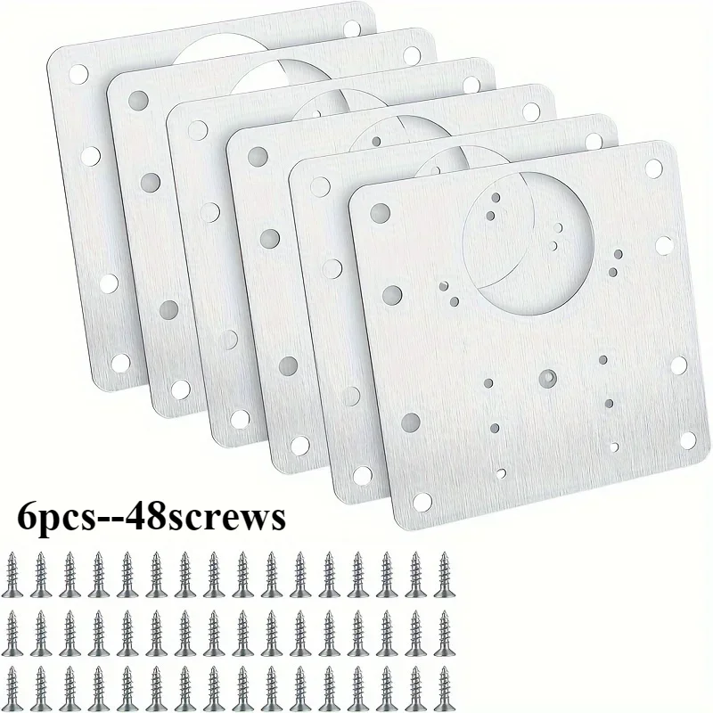 6PCS--48screws