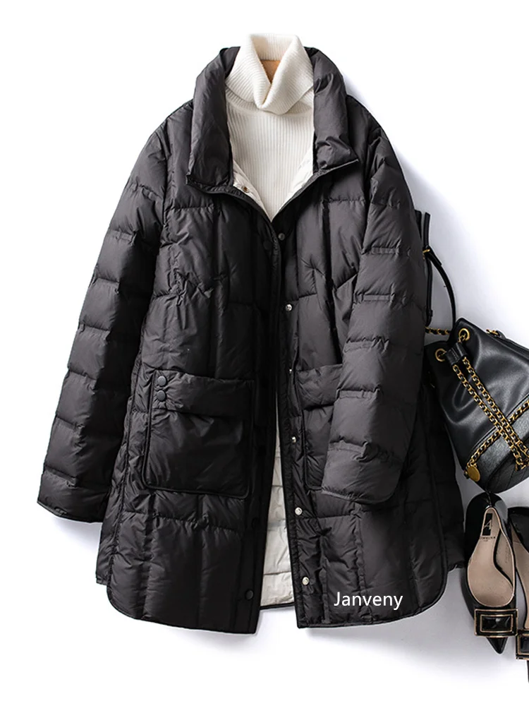 Glossy Shiny Down Jacket Women Winter 90% White Duck Down Coat Female  Puffer Parkas Hooded Waterproof Snow Outwear - Army Green,M : :  Clothing, Shoes & Accessories
