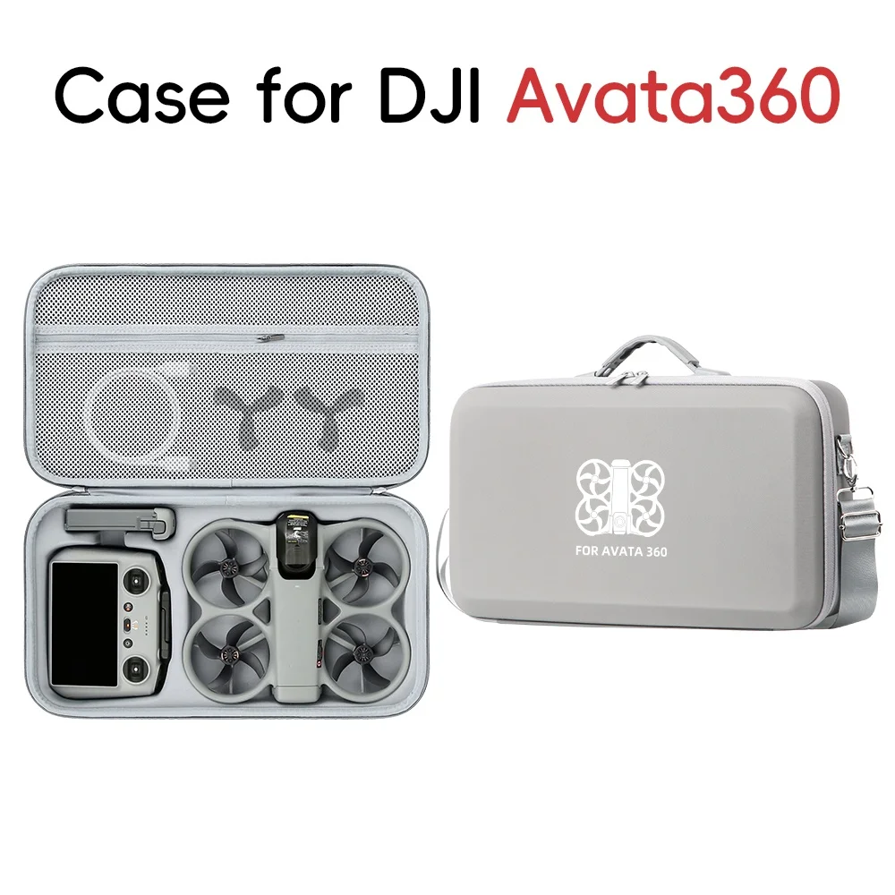 Protective Carrying Case For DJI Avata 360 (RC 2 ) Shouler Storage Bag Dust-proof And Shock-resistant Travel Box Drone Accessory_voghion.com