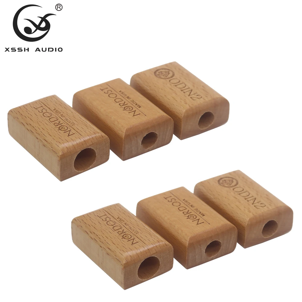 4 Pz 9Mm 13Mm Anello Di Filo Di Buona Qualità Telaio In Legno Ad Alta Permeabilità Linea Di Cavi Di Frequenza Collegamento Cavo In Legno Slot Splitter