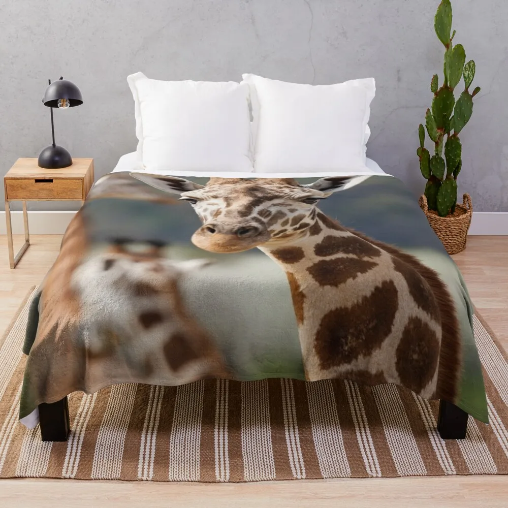 

Giraffe Throw Blanket Thermal Large Winter beds Blankets