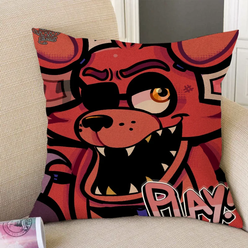 

Fnaf Pillowcase Cushion Covers for Bed Pillows Fall Decor Sofa Cushions Anime Pillow Cover 40x40 Pilow Cases Pillowcases 50x50