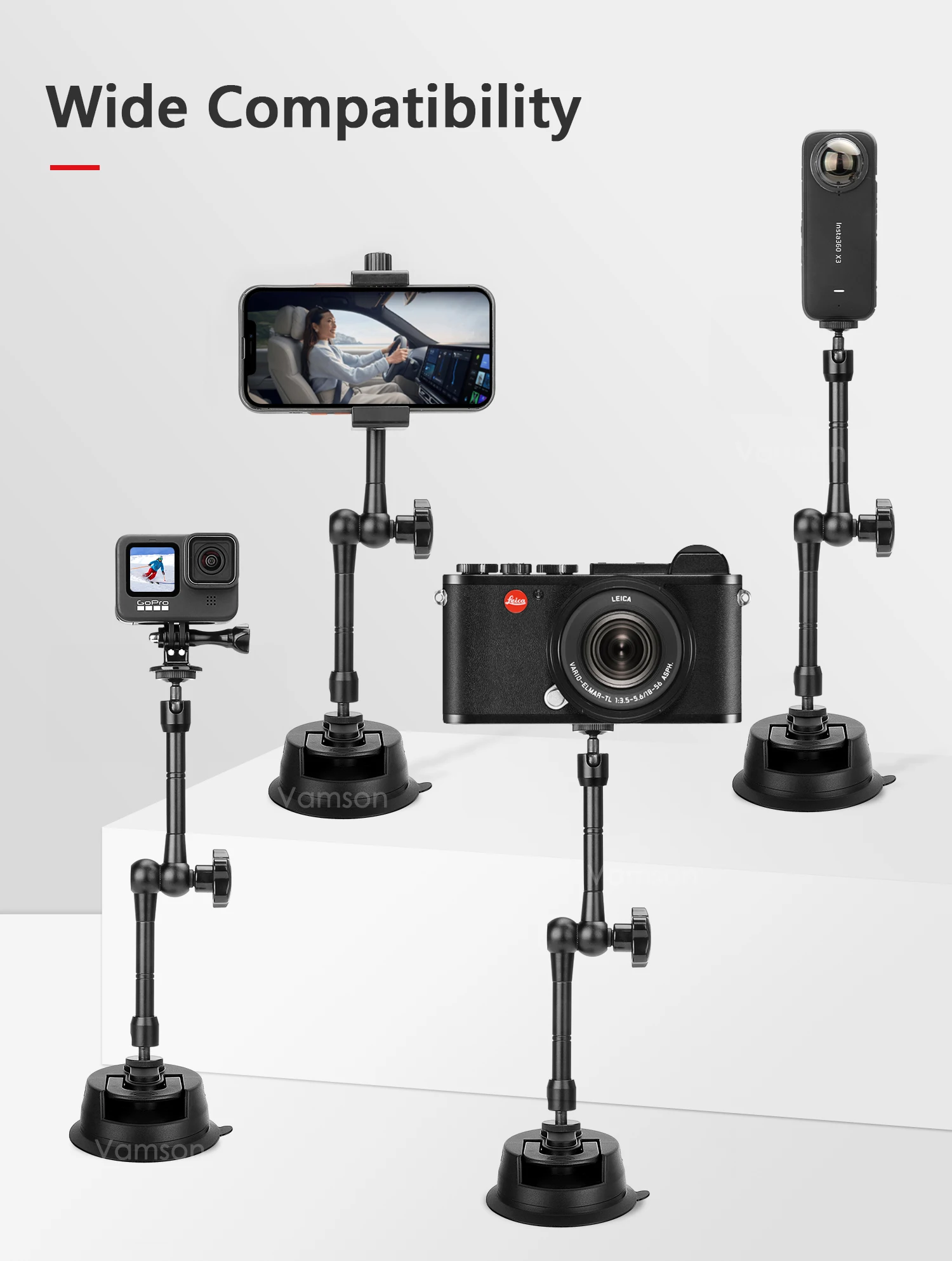 X3 Acessórios, 9cm de Diâmetro, Fit for Gopro Hero 11, 10