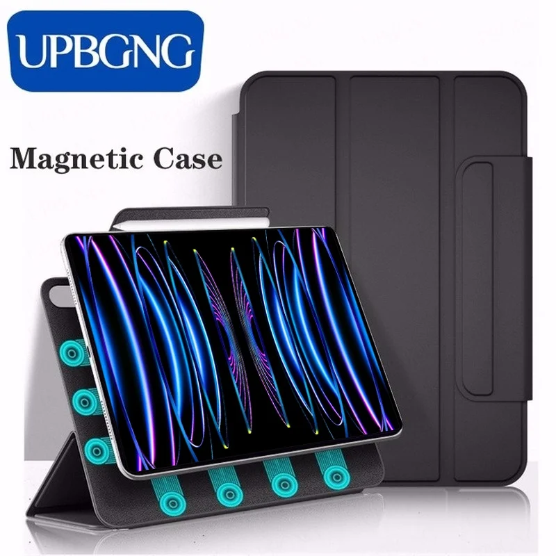 Custodia Upbgng Per Ipad Pro 11 2022 Custodia Pro 12.9 12 9 2022 Custodia Per Ipad Air 4 5 2020 Per Ipad 10Th 2022 Custodia Magnetica Capa Funda