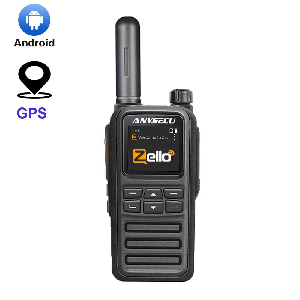 

New ANYSECU HD-720A 4G Network Radio Android 7.1 LTE/WCDMA/GSM POC Walkie Talkie Compatible with Zello or Real-ptt