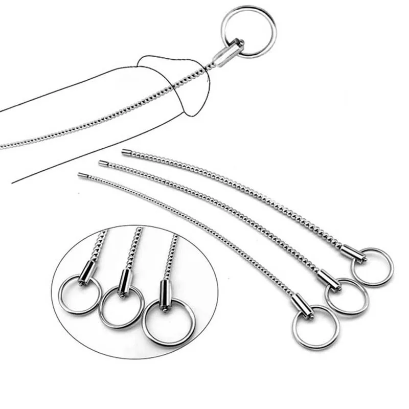 18/27/35mm Urethral Sound Dilators Sounding Penis Plug Urethral Pull Beads Bdsm Sex Toys For Men Penis Insert Stimulator
