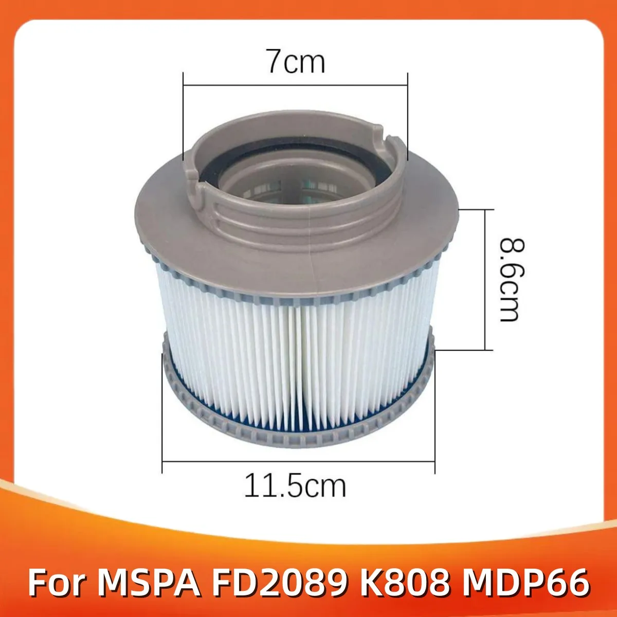 Filtro Piscina Gonfiabile Per Mspa Fd2089 K808 Mdp66 Kit Di Sostituzione Pompa Filtro Acqua Piscina Cartuccia Pompa Filtro Acqua Vasca Calda
