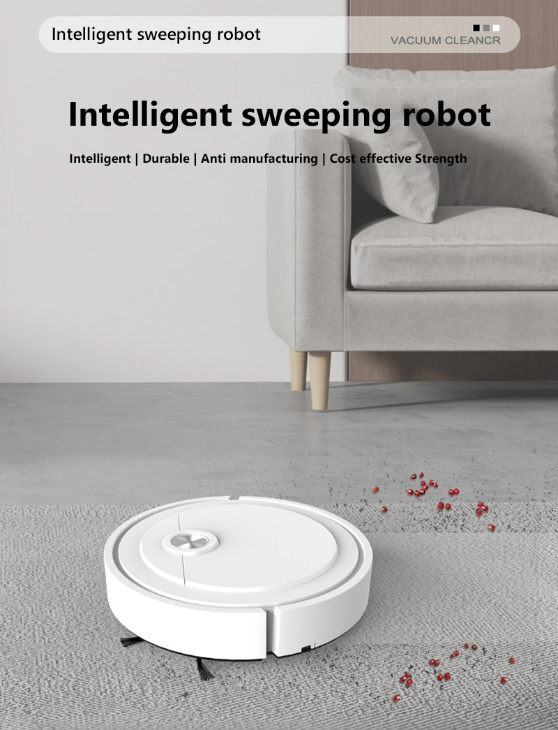 Description Picture 2 of itemSweeping Robot Vacuum Cleaner Mopping 3-in-1 Smart Automatic Vacuum Mop Robot Portable Sweeping Machine Home Cleaning Appliances