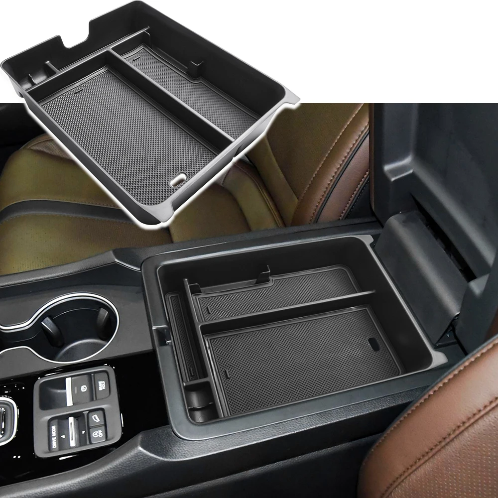 

Center Console Organizer for 2023 2024 Honda Pilot Interior Accessories Pilot LX/Sport/EX-L/TrailSport/Touring/Elite Armrest Box