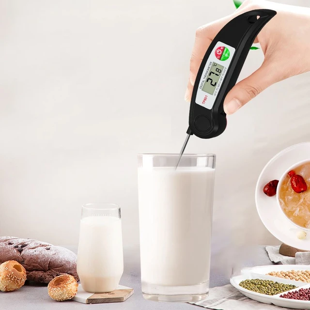 Meat Thermometer Instant Read Coffee Probe Thermometer For Milk Deep Fry  Bbq - Household Thermometers - AliExpress