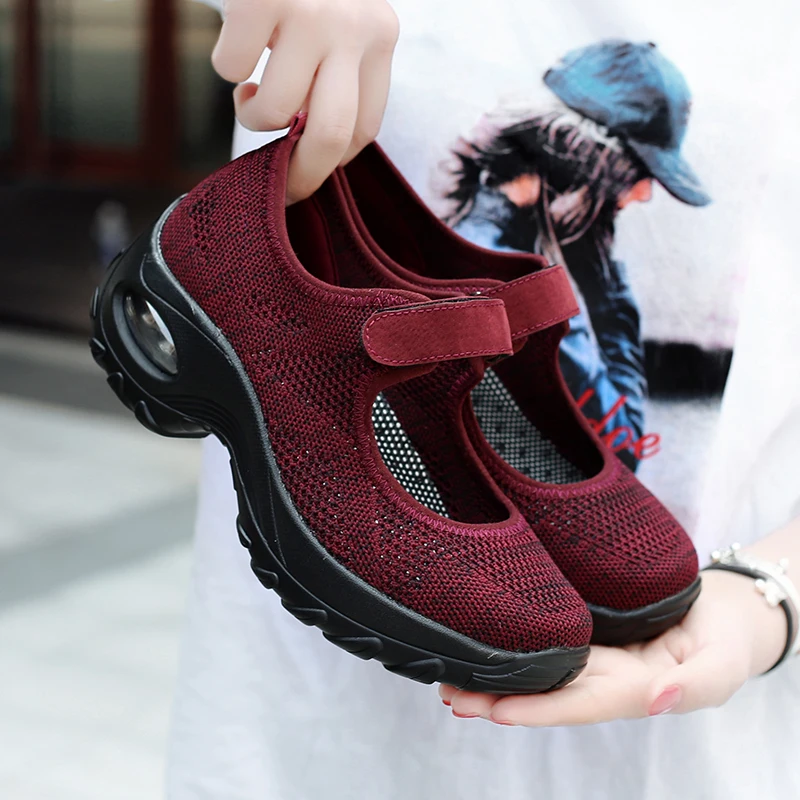 

nursing shoes for women white sneakers platforms shose women summer Mesh Flat chunky Casual sports shoes sapatos de mujer