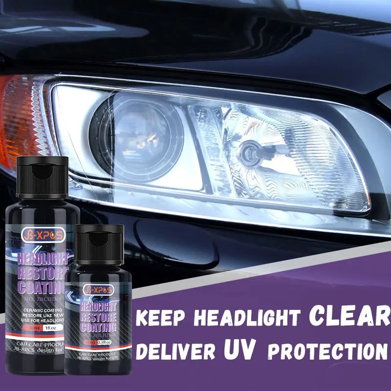Headlight Restorer Car Lights Polishing Kit Chemical Repair Renovation Auto  Detailing Liquid Polymer Protect Coating HGKJ - AliExpress