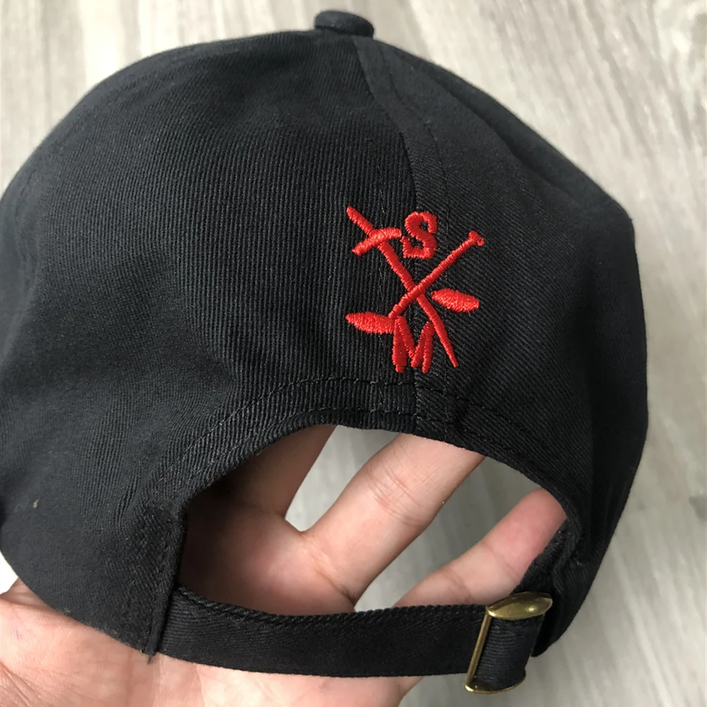 Frog Drift SAINT MICHAEL Streetwear Vintage Fashion Brand Embroidery LOGO Sunshade Adjustable Baseball Cap Hats For Men Unisex