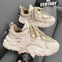 Chaussures pour hommes respirant à semelles épaisses espadrilles décontractées en plein air course quatre saisons nouveau Tennis hommes semelles souples confort hommes baskets 5
