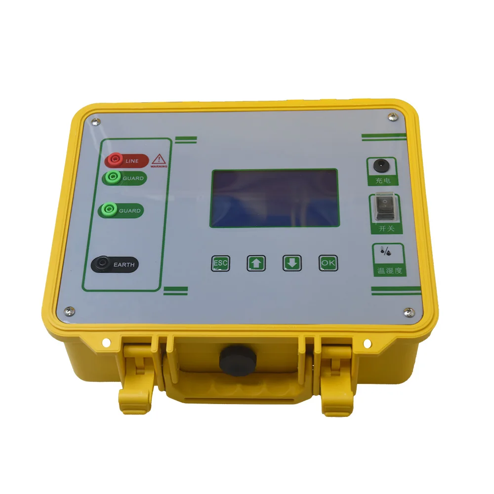 고전압 저항 메가미터 절연 저항 테스터, 메가옴 계량기 테스트 장비, 500V, 1KV, 5KV, 10KV