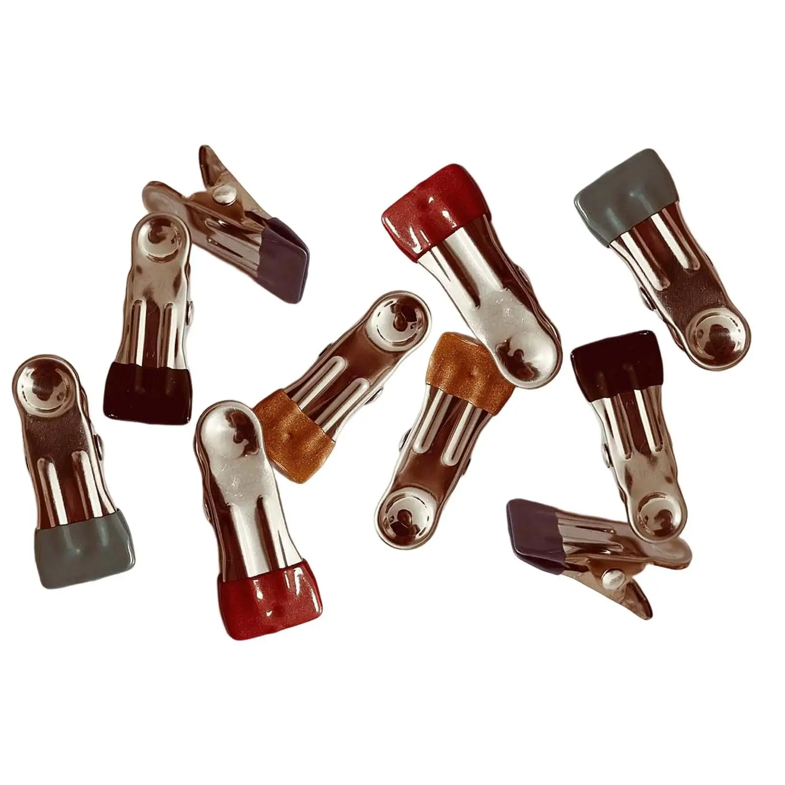 Stainless Steel Sewing Clips No Trace Clip Fabric Clamps Paper Work Durable Portable Strong Edging Fabric Position for Parts sewing clips garment clips 10x