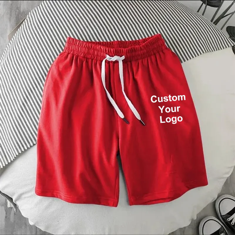New Men's Custom Your Logo Quick-drying Short Pants Summer Sports Jogging Loose Fitness Shorts Mesh Breathable Beach Shorts 4