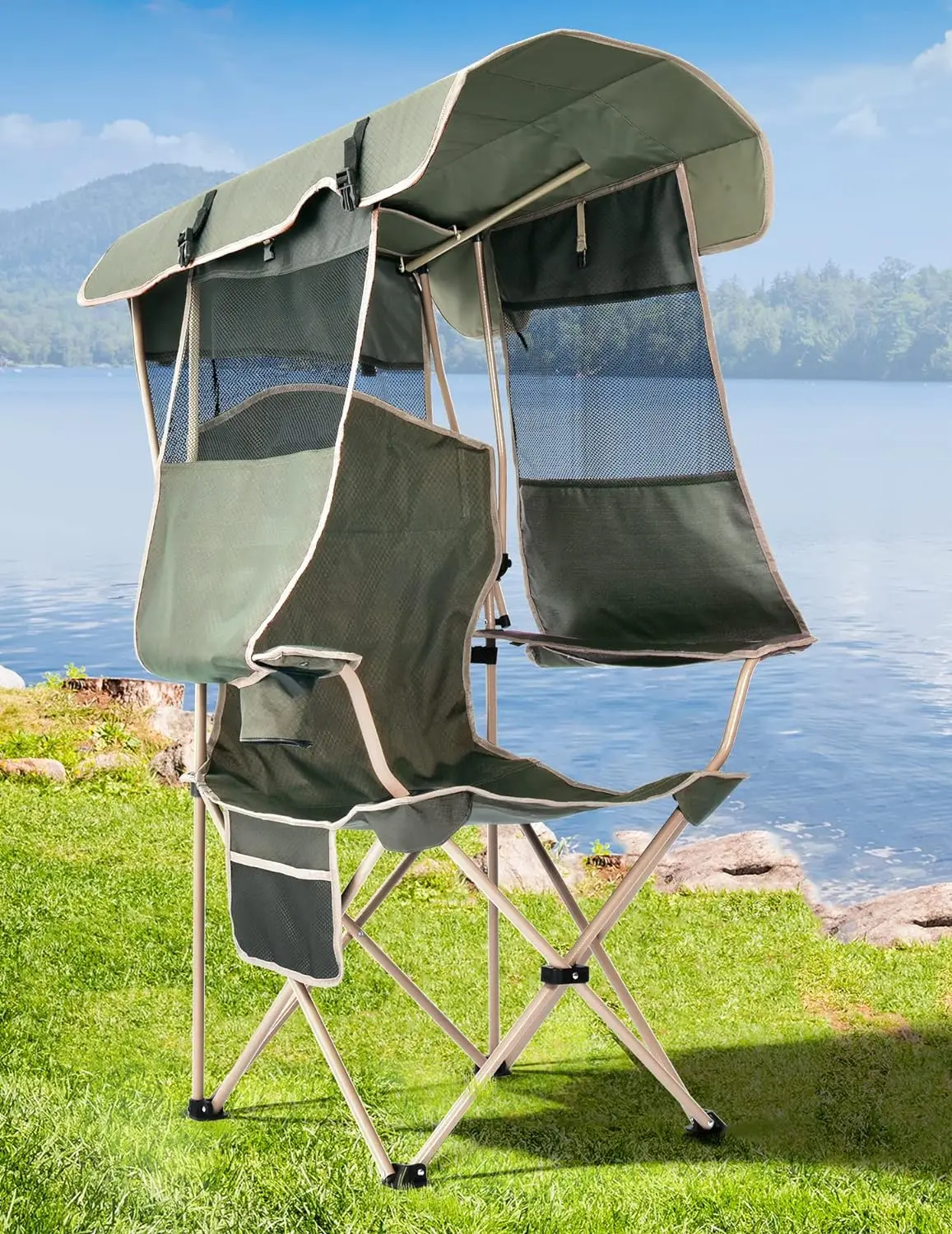 Ubuy Kelsyus Original Canopy Chair Reviews Foldable Chair Kelsyus
