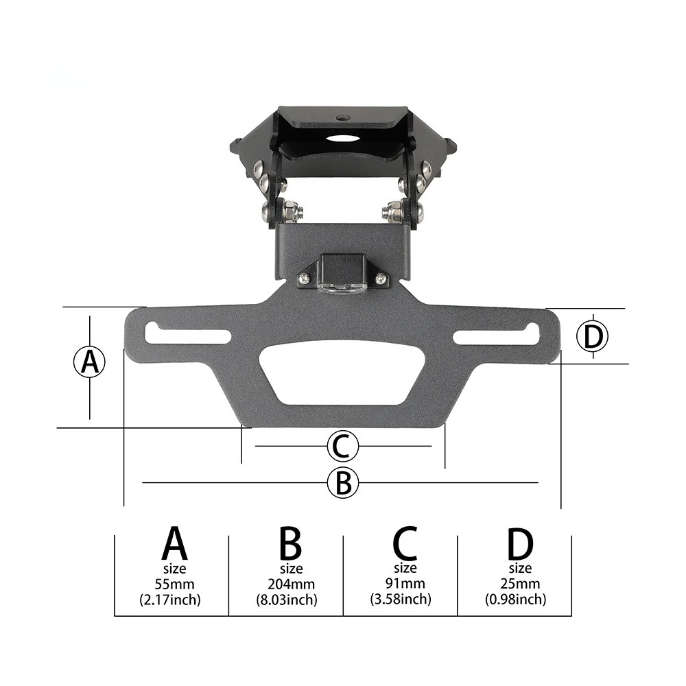 Aprilia RS660 RSV4 1100 Tuono V4 660 2020-2025 LED 플레이트 라이트 리어 테일 프레임 펜더 제거기 번호판 홀더