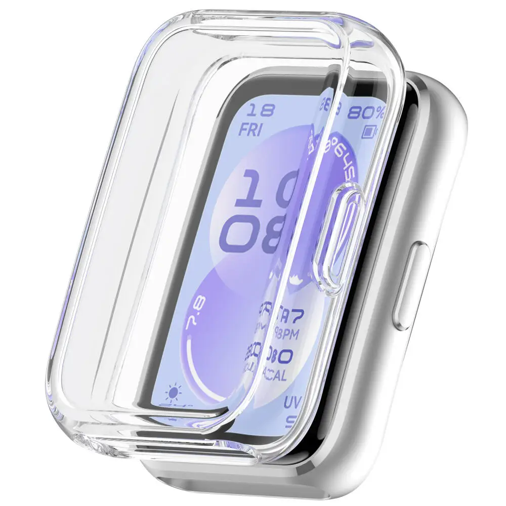 Shockproof Soft TPU Case with Built-in Screen Protector - Full Protection Flexible Cover