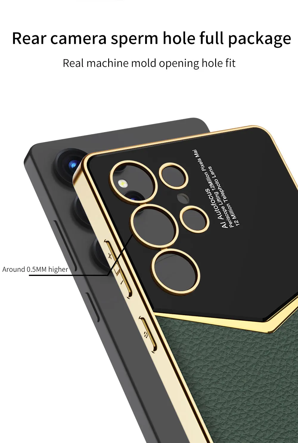 Luxury Leather Plating Case For Samsung Galaxy S25 Ultra Plus Camera Protective