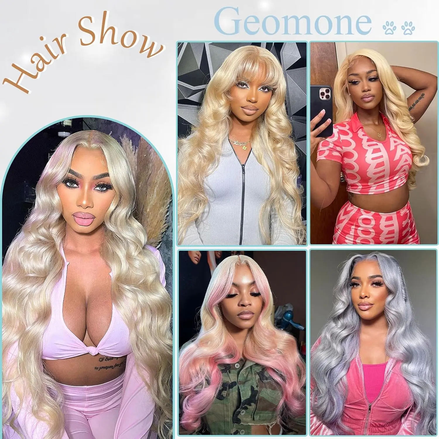 13x6 613 Hd Transparent Lace Front Wig Human Hair Pre-Plucked 250% Body Wave And Starght Bleached Lace Frontal Wigs For Women