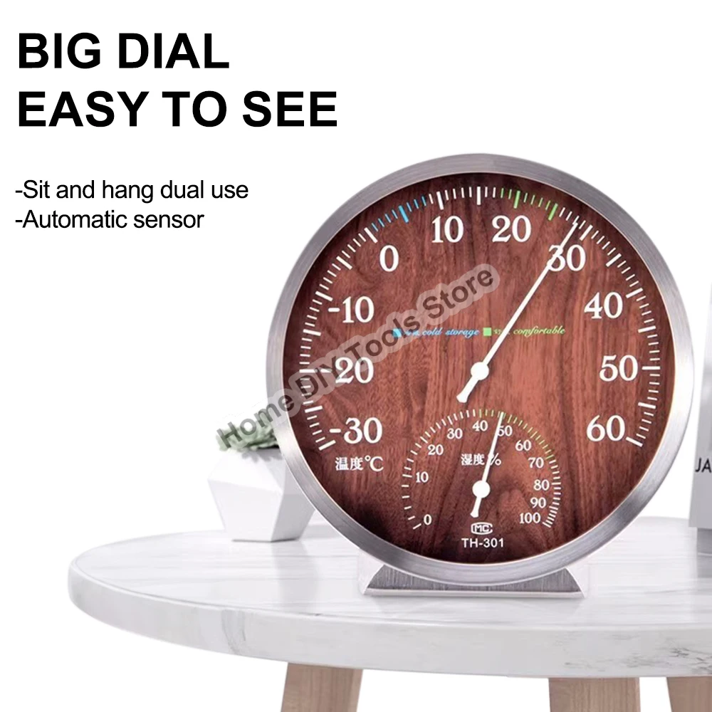 

Термометр для холодильника-30-60 градусов C, классический термометр для холодильника, большой циферблат с индикатором для холодильника, охладитель холодильника