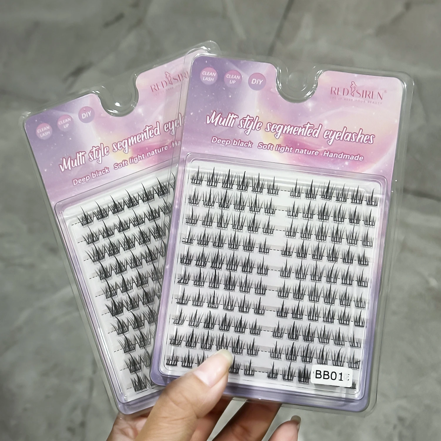 Description Picture 6 of item10Rows/Pack Cat Eye & Natural Cluster Lashes Handmade Soft DIY Individual Eyelashes Cosmetics Makeup Manga Lashes