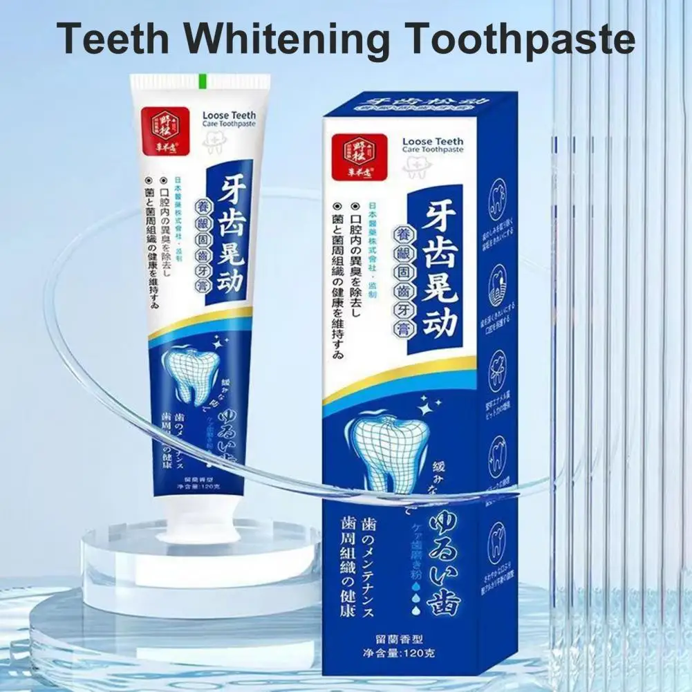 Teeth Health Product 120g Repair Toothpaste Stop Teeth Bleeding Swelling Aching of Gum Prevent Tooth Decay Deep Cleaning Whiten Adult