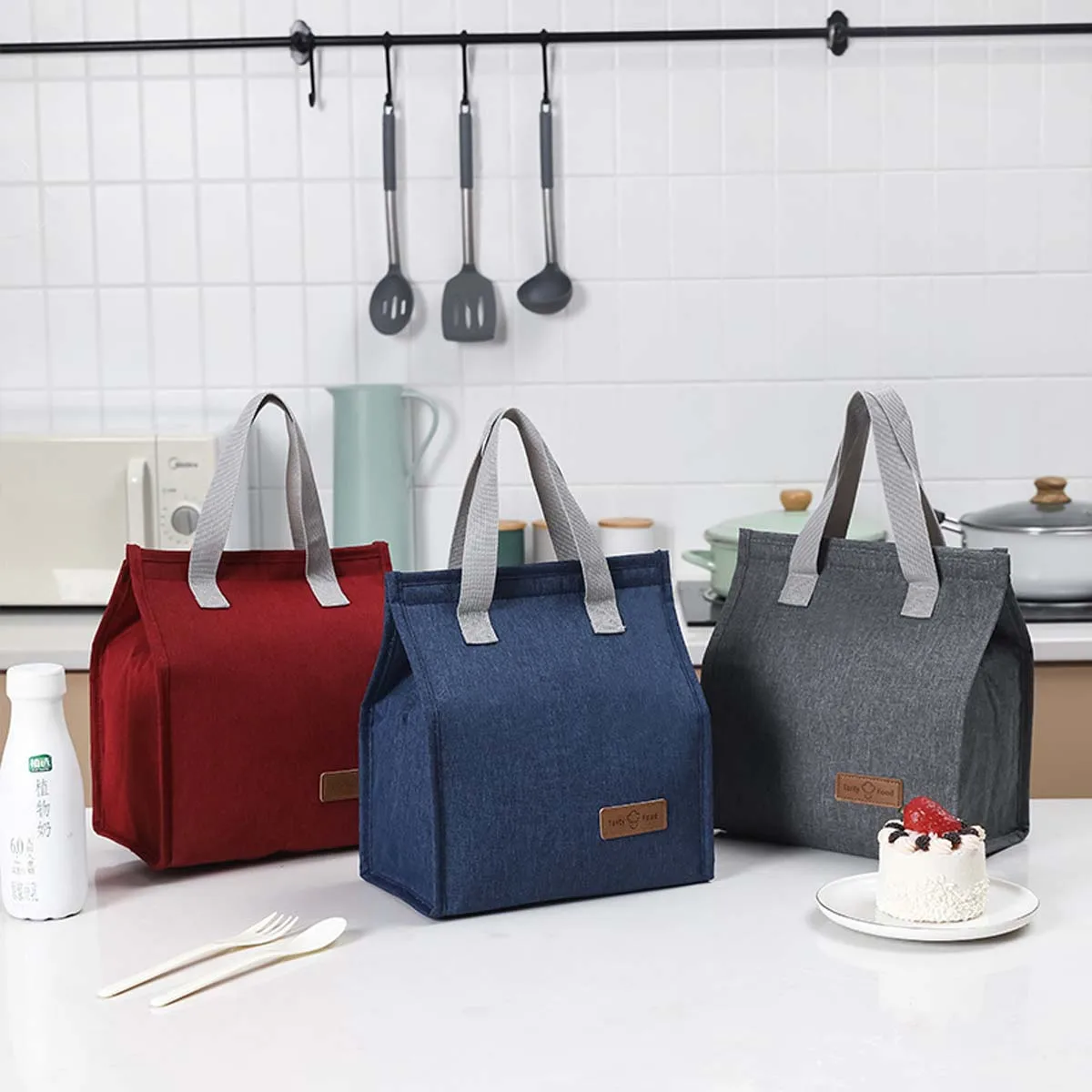 Bento Thermal Bag Portable Oxford Cloth Student Lunch Picnic Ice Customization