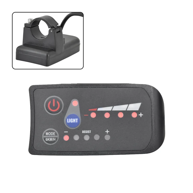 36V 48V S810 Led-displaypaneel voor Elektrische Fiets 4-draads